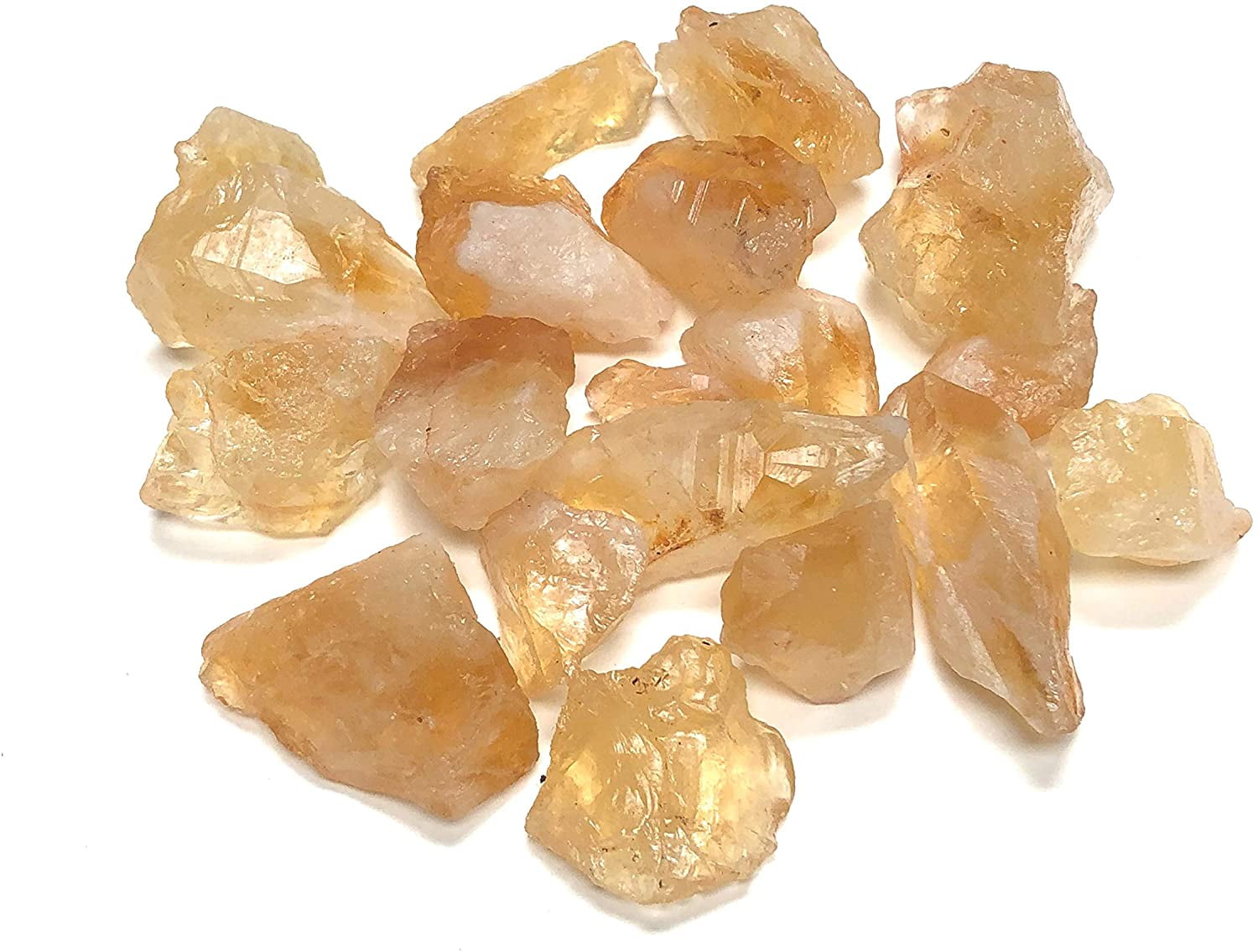 1lb Lot Rough Yellow Topaz Zentron™ Crystals 