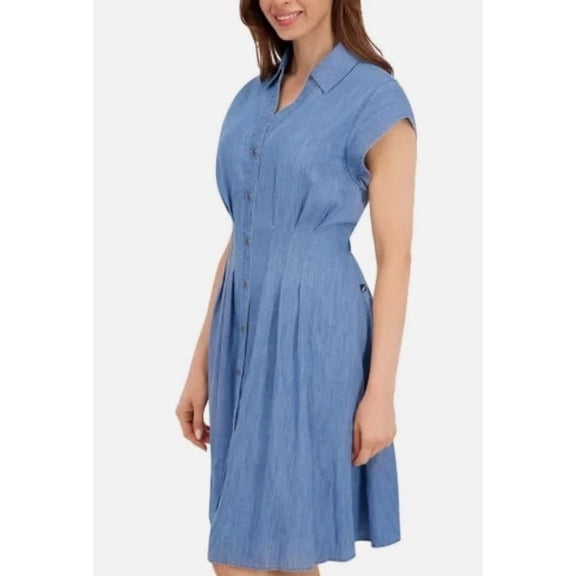 Nautica Jeans Pintuck Dress, Women's XS