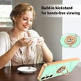 thumbnail image 6 of for Cyan Samsung Galaxy S23 FE Case with Ring Holder Kickstand [with Magnetic] Soft TPU Bumper, Glitter Gold Electroplated Cover Full Camera Protective Phone Case for Galaxy S23 FE 2023, 6 of 12