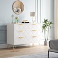 thumbnail image 4 of Commode en Bois à 6 Tiroirs - Meuble Télé Moderne et Coffre de Rangement pour Chambre, Salon, 4 of 5