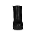 thumbnail image 6 of BLISSFUL STEP Women Rounded Toe Chunky Heel Platform Ankle Boots Black 9.5, 6 of 8