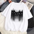 thumbnail image 4 of Camiseta De Halloween De Hongo Gato Para Mujer harajuku Divertido Diseñador Ropa Gráfica, 4 of 4