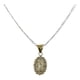 thumbnail image 1 of JOYARIS Dije Virgen Guadalupe Zirconias Hueco Oro10k +cadena Regalo DM-0001395, 1 of 3