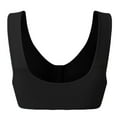 thumbnail image 5 of VISALY Front Closure Bras for Women, High Support Adjustable Strap Full Coverage Up Bras Comfortable No Underwire S, Wireless Bra, Front Closure Bras for Women, Bras (Black, 42), 5 of 6