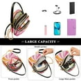thumbnail image 5 of FORMRS Crossbody Bag for Women Quilted Travel Shoulder Cell Phone Purse with Chain Strap Handbag, Swirling Lines, 5 of 7
