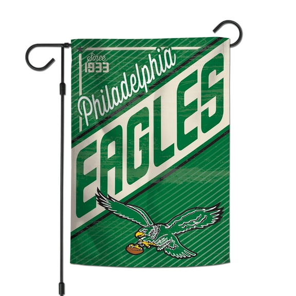 WinCraft Philadelphia Eagles 12" x 18" Throwback Logo Double-Sided Garden Flag