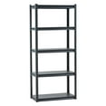 thumbnail image 5 of VEVOR Storage Shelves, 2000 lbs, 5 Tier Garage Storage Shelving, 16" D x 32" W x 72" H Adjustable Metal Shelves for Garage Shelves Utility Rack Shelf, Ideal for Kitchen, Warehouse, Basement, Black, 5 of 10