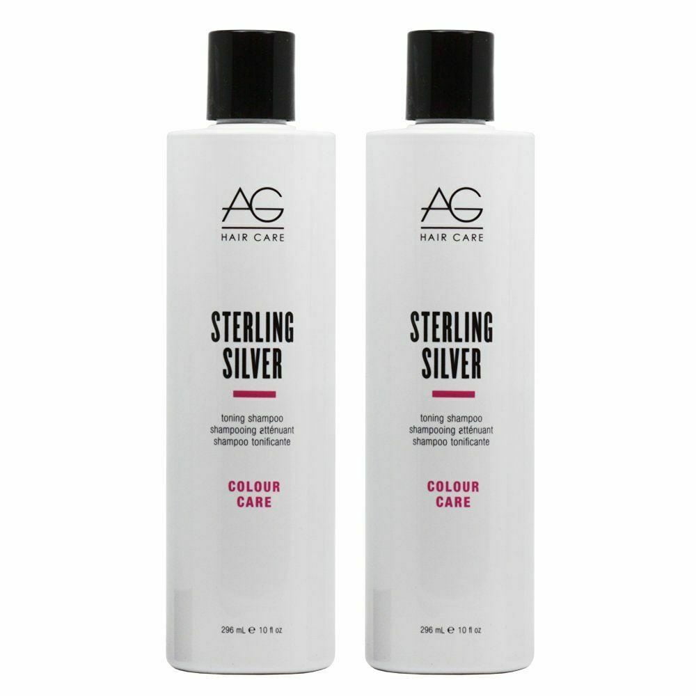 AG Hair Sterling Silver Shampoo 10 Ounce Pack Of 2