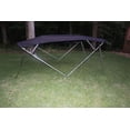 thumbnail image 2 of BLACK VORTEX BRAND 4 BOW BIMINI TOP 10' LONG, 73-78" WIDE, 54" HIGH, COMPLETE KIT, FRAME, CANOPY, AND HARDWARE (FAST SHIPPING - 1 TO 4 BUSINESS DAY DELIVERY), 2 of 3