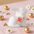 thumbnail image 5 of Wooowa Easter Ceramic Figurine Ornament, Decorative Craft for Home Living Room Desktop, Holiday Gift and Indoor Scene Decor Accessory, 5 of 6