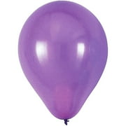 Angle View: 9'' Round Helium Quality Balloons - 25-Pack, Lavender
