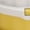 Yellow, variant on Semi Enclosed High Side Cat Litter Box, Anti-Splash Leakproof Plastic Toilet Basin, With Matching Sifting Litter Scoop, Large Spacious Space Easy Clean Kitten Litter Pan