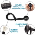 thumbnail image 4 of 30 tensores elásticos de goma con bola, para lona, pabellón, tienda de campaña, cortinas, accesorio para lona de invernadero de malla de alambre de jardín, accesorio para lona de remolque, 4 of 5