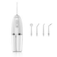 thumbnail image 1 of Graflsoa Portable Water Flosser with 360° Rotating Nozzle, 230ml Detachable Tank, 3 Cleaning Modes, 4 Interchangeable Tips, USB Rechargeable, IPX7 Waterproof, Compact Design for Travel, Model HX-902,, 1 of 6