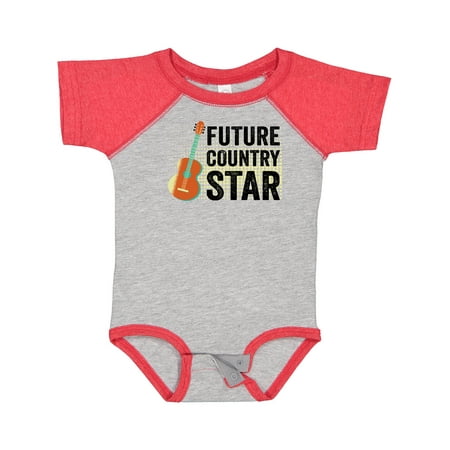 

Inktastic Guitar Music Future Country Star Gift Baby Boy or Baby Girl Bodysuit