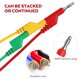 thumbnail image 5 of 1 juego de cables de prueba para multímetro con pinzas de cocodrilo y sondas de prueba para equipos de pruebas eléctricas de rendimiento electromecánico., 5 of 8