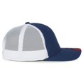 thumbnail image 4 of Outdoor Cap SKRRT-01 Flame Embroidery Mesh Back Cap-Royal-White, 4 of 8