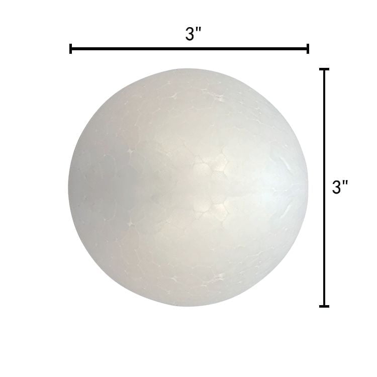 Boules en mousse artisanales Lot de 6 boules en mousse