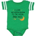 thumbnail image 3 of Inktastic I Love My Little Sister to the Moon and Back Boys or Girls Baby Bodysuit, 3 of 5