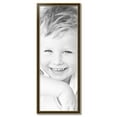 thumbnail image 2 of ArtToFrames 18" x 49" Black Panel With Gold Lip Picture Frame, 18x49 inch Multi Wood Poster Frame (WOM-5092),  Pack, 2 of 7