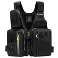 thumbnail image 1 of Fishing Life Jacket Multiple Pockets Floatation Vest Adults Buoyancy Waistcoat, 1 of 8