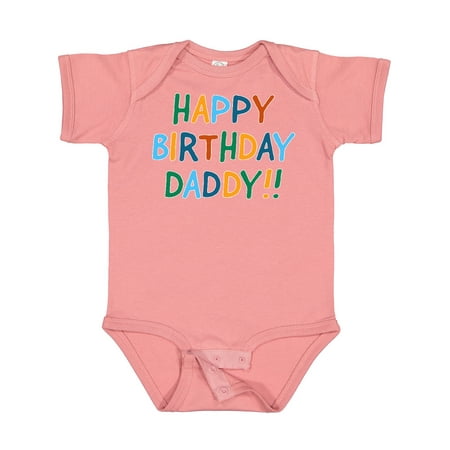 

Inktastic Happy Birthday Daddy!! Gift Baby Boy or Baby Girl Bodysuit