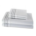 Mainstays Better Homes & Gardens Luxury Microfiber Adult Bed Sheet Set, White, Queen, 4 Pieces