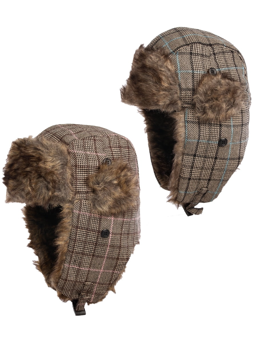 fur hunting hat