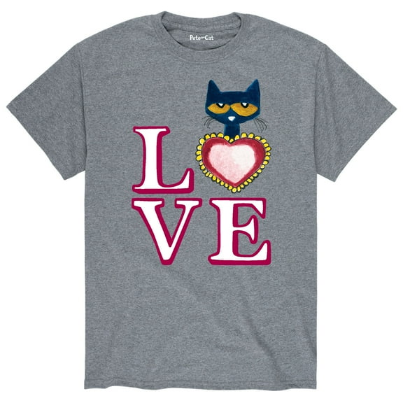 Pete The Cat - Pete Love - Men's Short Sleeve Graphic T-Shirt