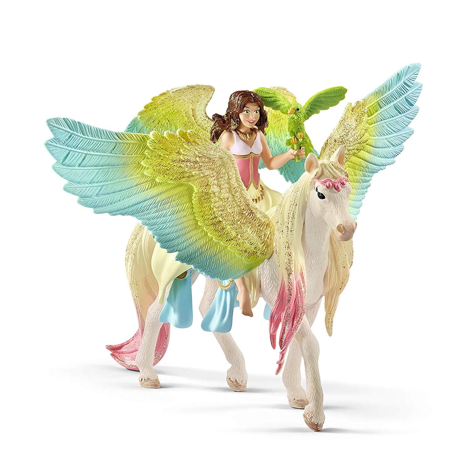 Cake Topper Dino/UnicornThemed Nursery/Party Decor Pegasus Flying Horse Planter & Air Plant -Unique Gift Glam Home or Office Plant Stand