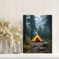 thumbnail image 2 of Qisvanset Framed Canvas Wall Art, 12x16 Inch Vintage Campfire Tent Forest Nature Wall Art, 2 of 5