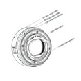 thumbnail image 3 of Auto Focus EF- M MOUNT Lens Mount Adapter for EF EF-S Lens to Mirrorless, 3 of 3