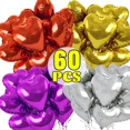 thumbnail image 6 of 60-5PCS Red Heart Foil Balloons Inflatable Helium Balloon DIY Birthday Party Ornaments For Valentine's Day Wedding Party Gifts, 6 of 6