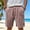 H7-Watermelon Red, variant on Havenx Men's Casual Corduroy Shorts Elastic Waist Button Short with Pockets Leather Label Stretch Short Pant Summer Beach Breathable Lightweight Clothing,Navy L