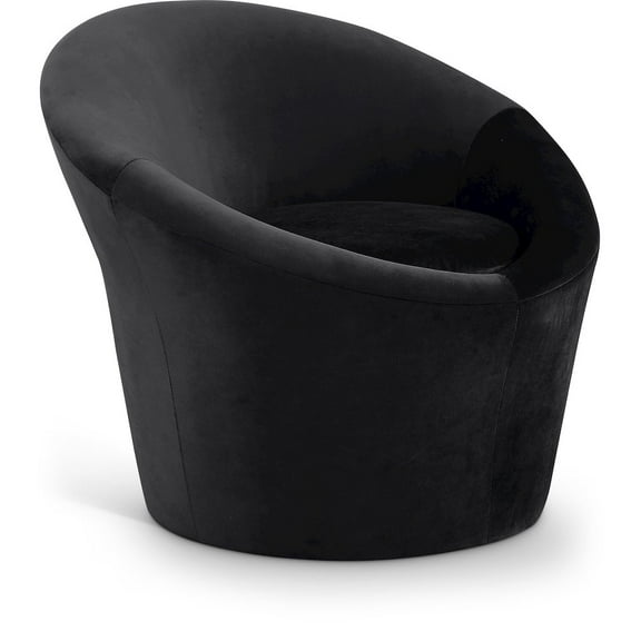 Meridian Furniture Tristan Black Velvet Accent Chair