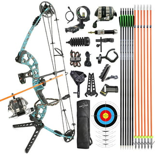 D&Q Archery Recurve Bowfishing Bow and Arrow Set 30 lbs 40 lbs with  Complete Fishing Reel & Seat Ready for Fishing Hunting Shooting Pratice  Takedown Bow Kit Right Handed (40 LBS) in