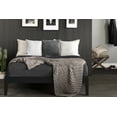 thumbnail image 3 of South Shore Vito Queen Solid Wood Platform Bed, in Pure Black, 3 of 9