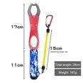 thumbnail image 1 of Abrazadera De Labio De Agarre De Pesca Pinza de labios de pescado de aluminio 360 herramienta de aparejos de pesca con empuñadura giratoria (rojo) Hugtrwg Para Estrenar, 1 of 6