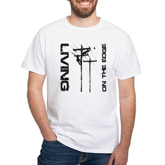 CafePress - LOE_1 T Shirt - Men's White Classic Cotton T-Shirts
