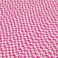 thumbnail image 2 of 12' x 15' Pink Rectangular Handmade Braided Area Throw Rug, 2 of 2