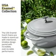 thumbnail image 5 of Lodge USA Enamel Dutch Oven 7.5 qt., Moonstruck, 5 of 7