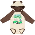 thumbnail image 3 of Inktastic My First Easter Bunny and Tractor Boys or Girls Long Sleeve Baby Bodysuit, 3 of 5