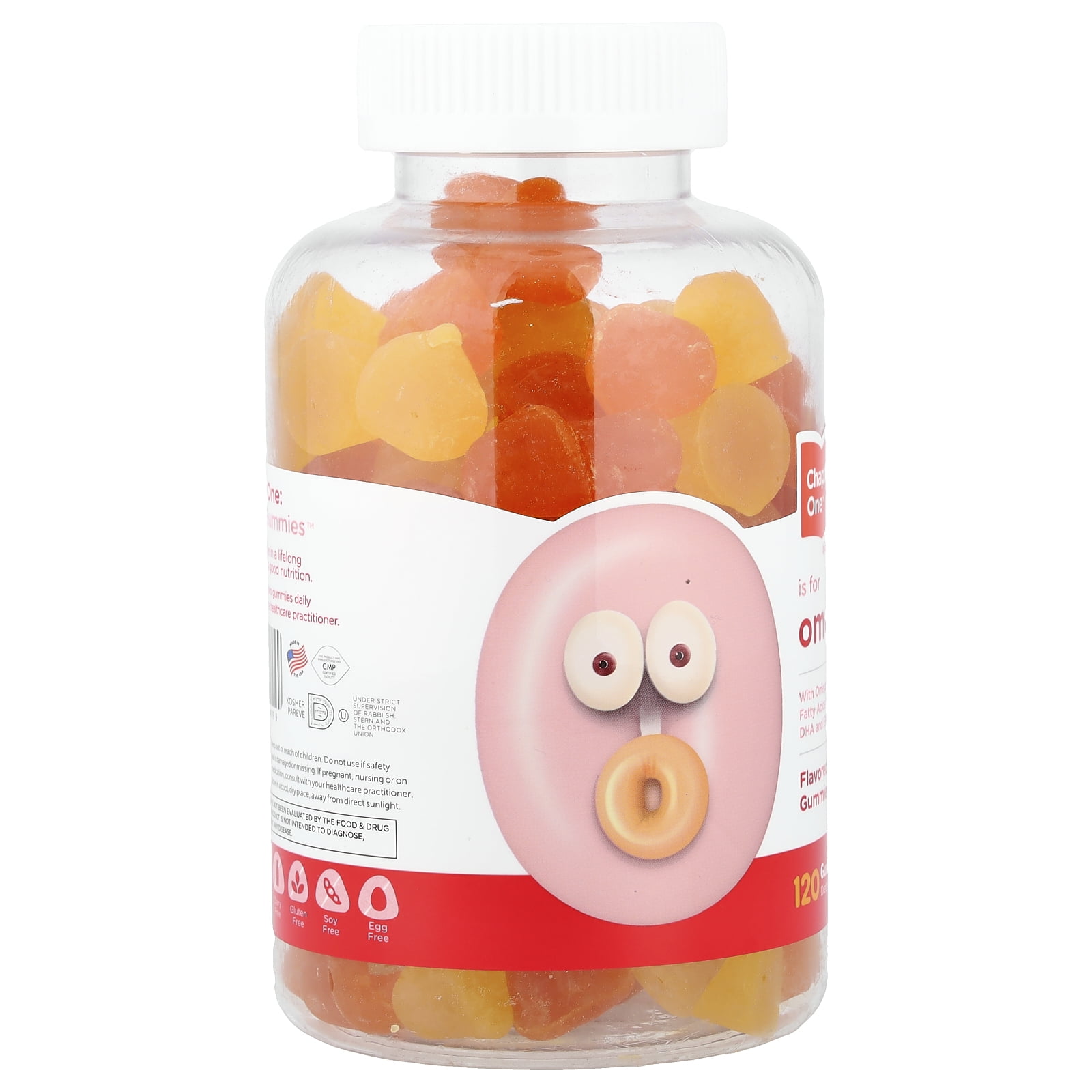 Chapter One Omega Gummies with Omega 3 Fatty Acids, 120 Gummies, Omega 3 Gummies, Omega 3 Supplements, Omega Gummies Dietary Supplement