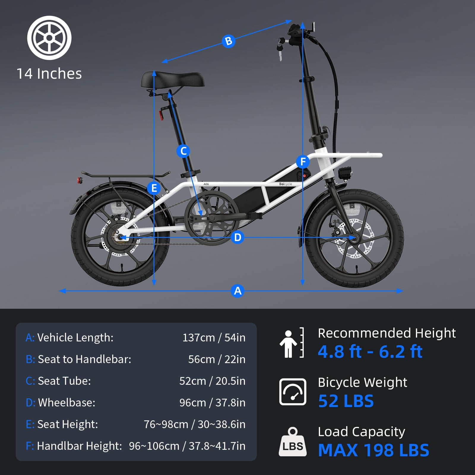 Electric Bike for Adults, 750W Peak Motor with 20MPH, 35Miles PAS Range,375Wh Removable Battery Ebike with 16'' Pneumatic Tire for Commute,UL2849 Certificated Bicycle for Adults and Teens