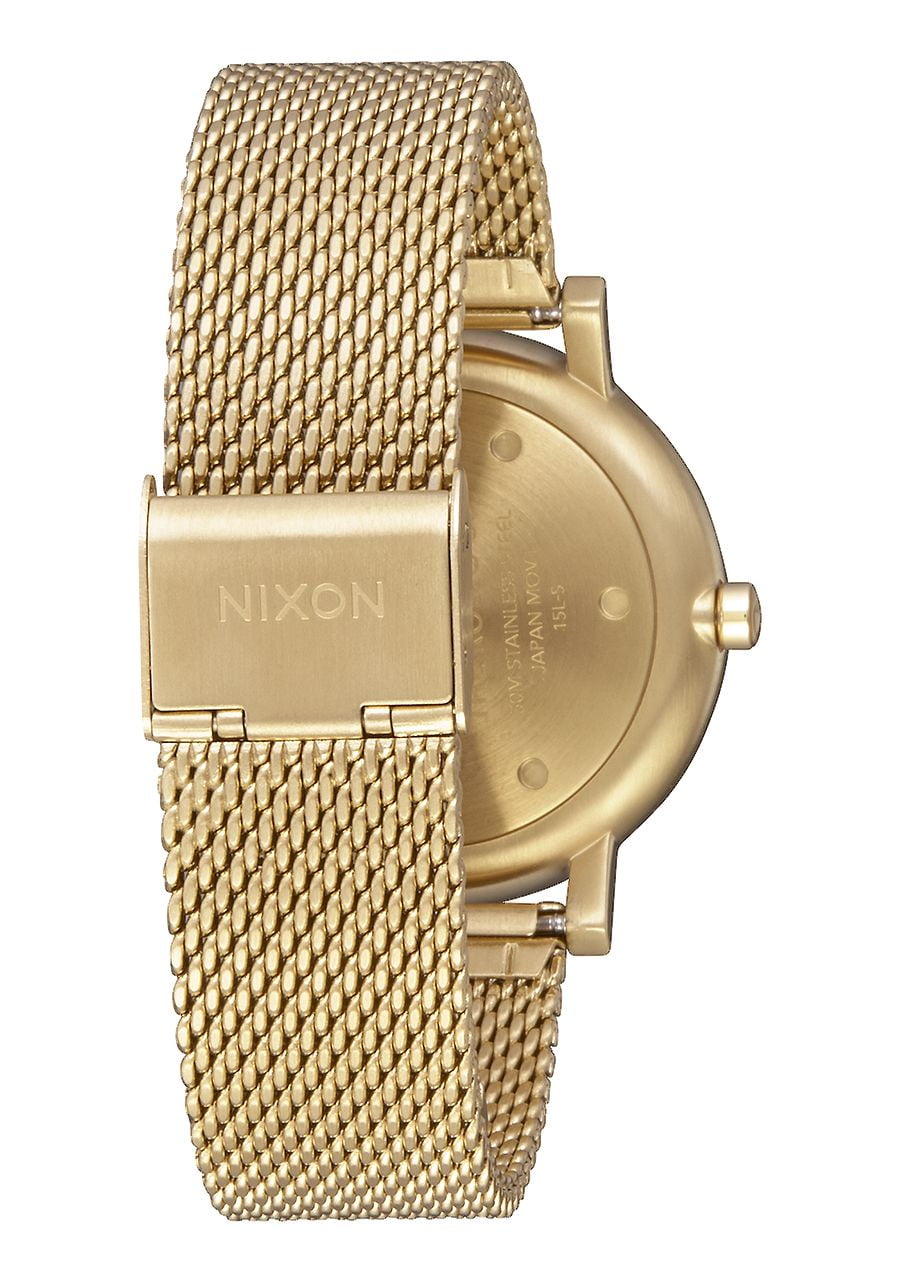 Nixon A1087502 Men's Rollo 38 SS Gold Tone Dial Bracelet Watch