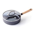 thumbnail image 3 of GreenPan Hudson Healthy Ceramic Nonstick, 3 Quart Saute Pan with Lid, Black, 3 of 8