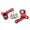 Red Rear shock, variant on Yihuala Upgrade Part Tower Damper Mount Assembly Replaceable Accs of 1:10 TRXA4 E-REVO2.0 Car Accessory