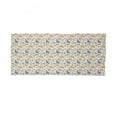 thumbnail image 2 of Forest Friends Neck Gaiter, Bunny and Bee Hello, Unisex, Champagne Sea Blue, by Ambesonne, 2 of 3