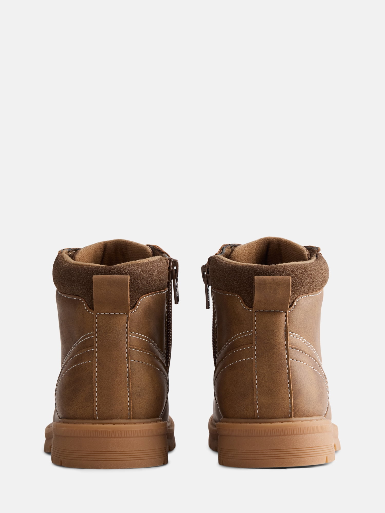 Wonder Nation Little and Big Boys Moc Toe Boots