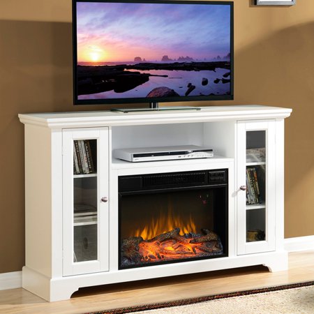 Masterflame Queenston Fireplace For Tvs Up To 54 In White